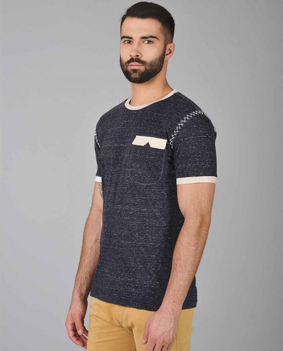 Hand Stitch T-Shirt - Kashvi Designs